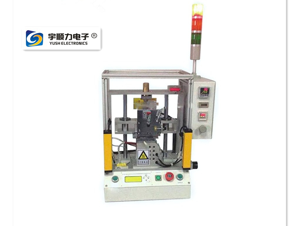 墨盒芯片焊接機(jī)自由浮動(dòng)頭設(shè)計(jì)，確保產(chǎn)品受壓平均